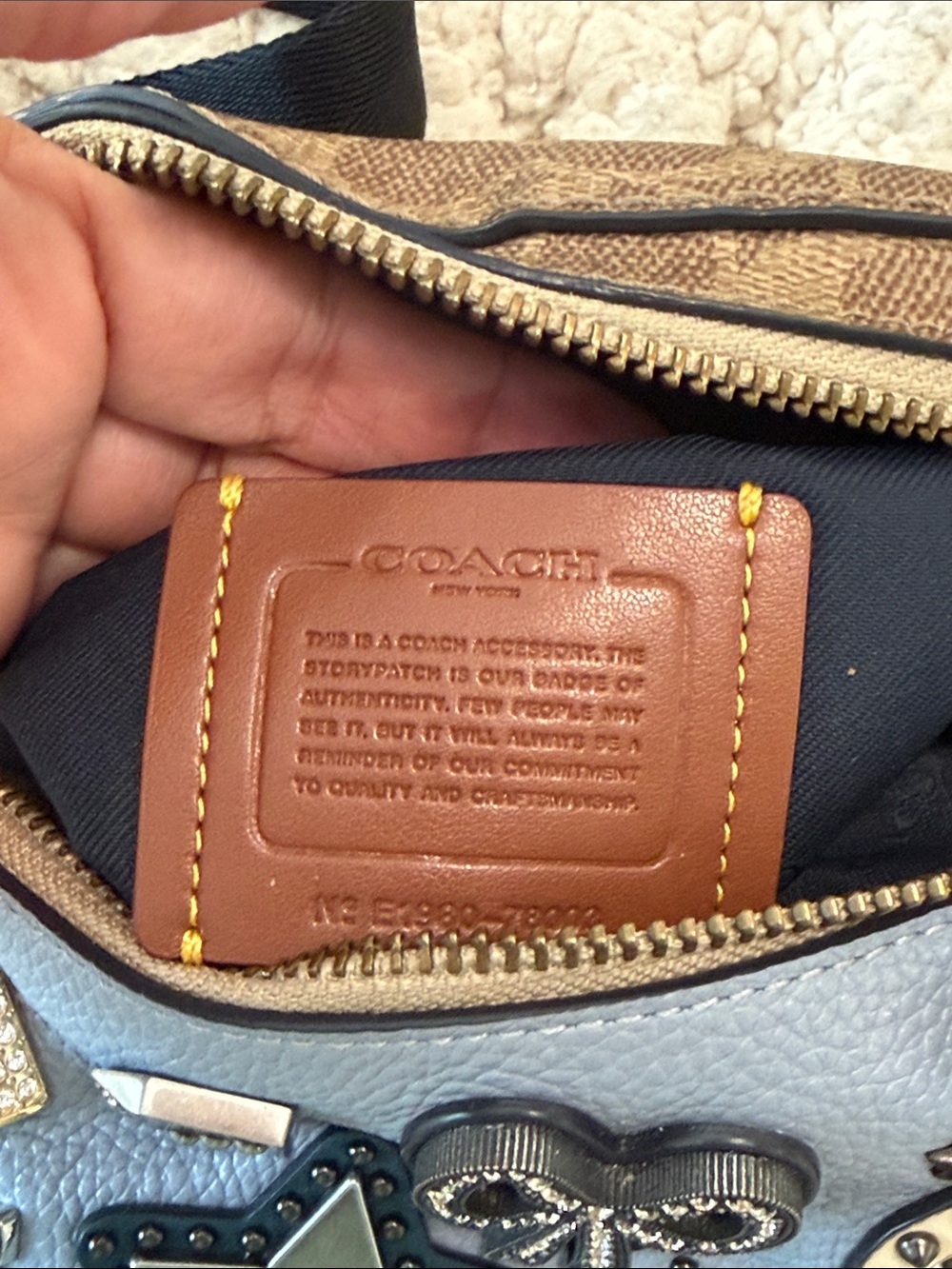 Coach Souvenir Pins Leather Belt Bag - Picture 4 of 11
